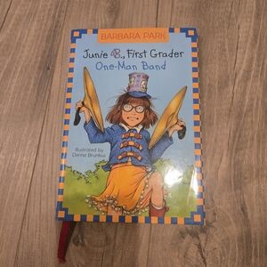 Junie B., First Grader: One-Man Band by Barbara Park - Blue & Orange HardCover